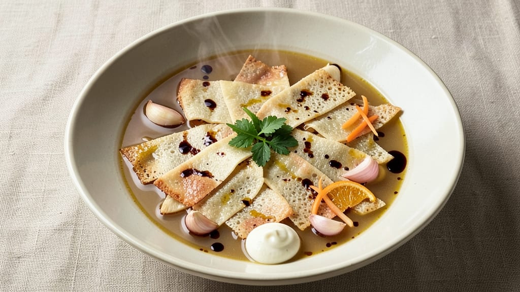Bean Curd Sheet Soup Recipe: Crispy Top Cheese Rivers Over Silky Broth