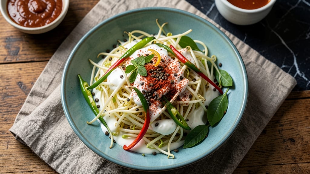 Bean Sprouts Recipe Indian Style: Spiced Crunch With Tangy Yogurt Twist