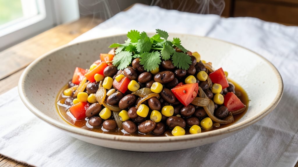 Black Bean and Corn Recipe Ideas: Crispy-Topped One-Pot Fiesta Bowl