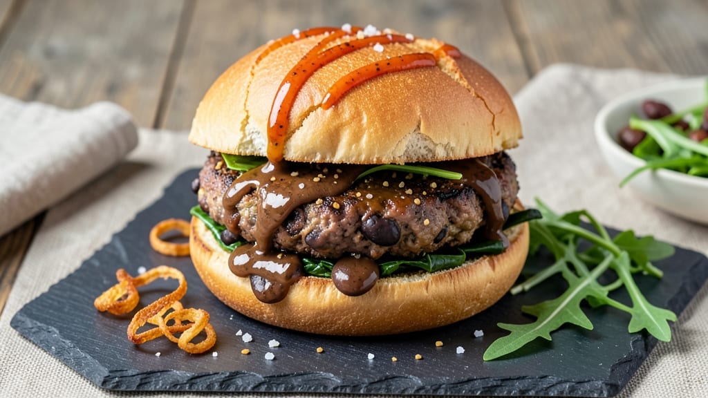 Black Bean and Spinach Burger Recipe: Crispy-Crusted Plant-Based Protein