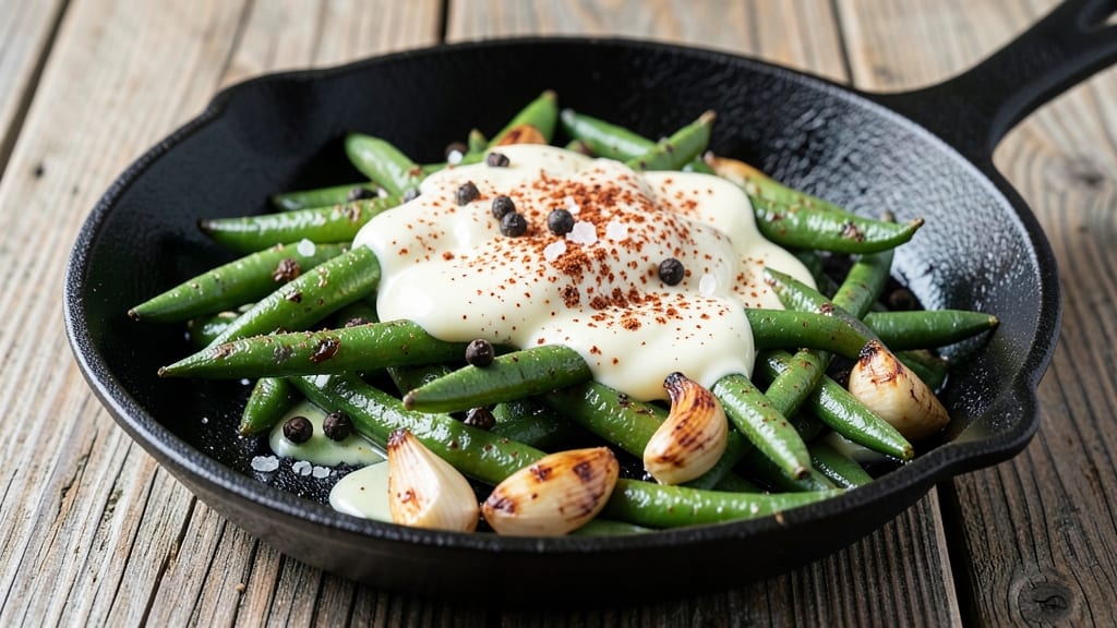 Blackstone Green Beans Recipe: Smoky Garlic Butter Crunch in 20 Minutes