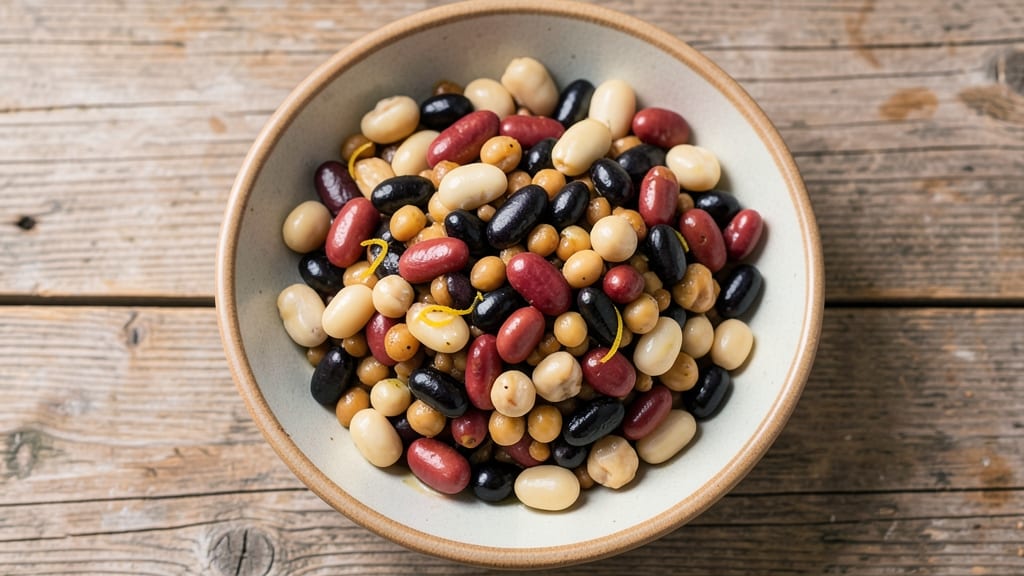 6 Bean Medley Salad Recipe: Hearty Protein-Packed Color in a Bowl