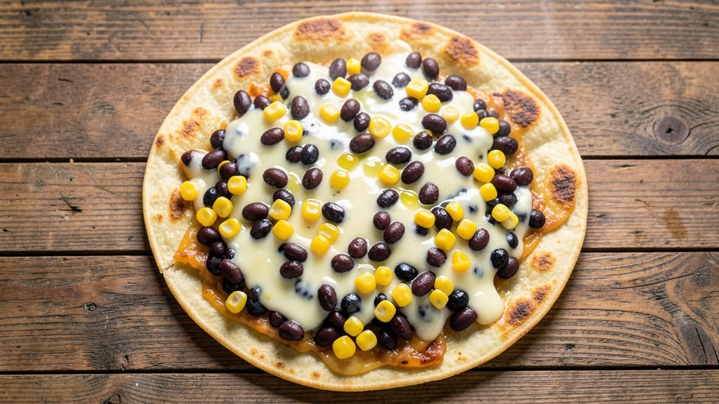 Bean and Corn Quesadilla Recipe: Crispy Tortilla Crowns With Melty Cheese Rivers
