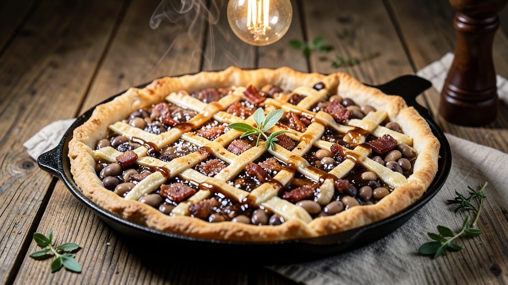 Bean Pie Recipe 1922: Vintage Comfort with Crispy Top and Silky Bean Filling