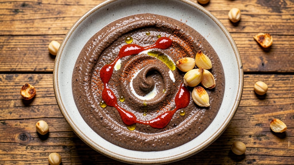 Black Bean and Chickpea Hummus Recipe: Smoky Paprika Crunch With Hidden Veggie Power