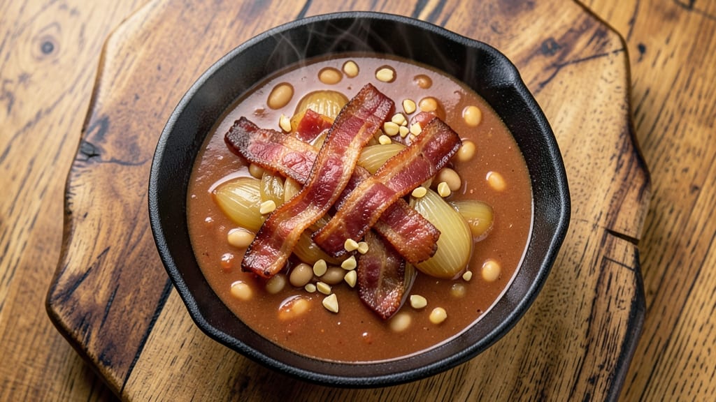 Alabama Jacks' Lima Bean Soup Recipe: Smoky Tomato-Bacon Base With Crunchy Topping