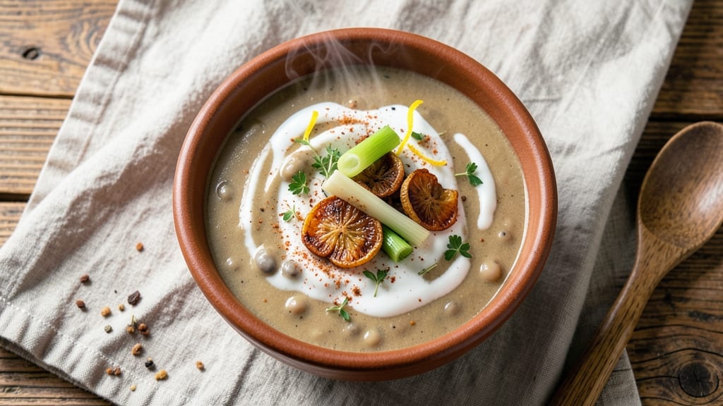 Bean Chowder Soup Recipe: Crispy Tortilla Crowns Over Creamy Bean Magic
