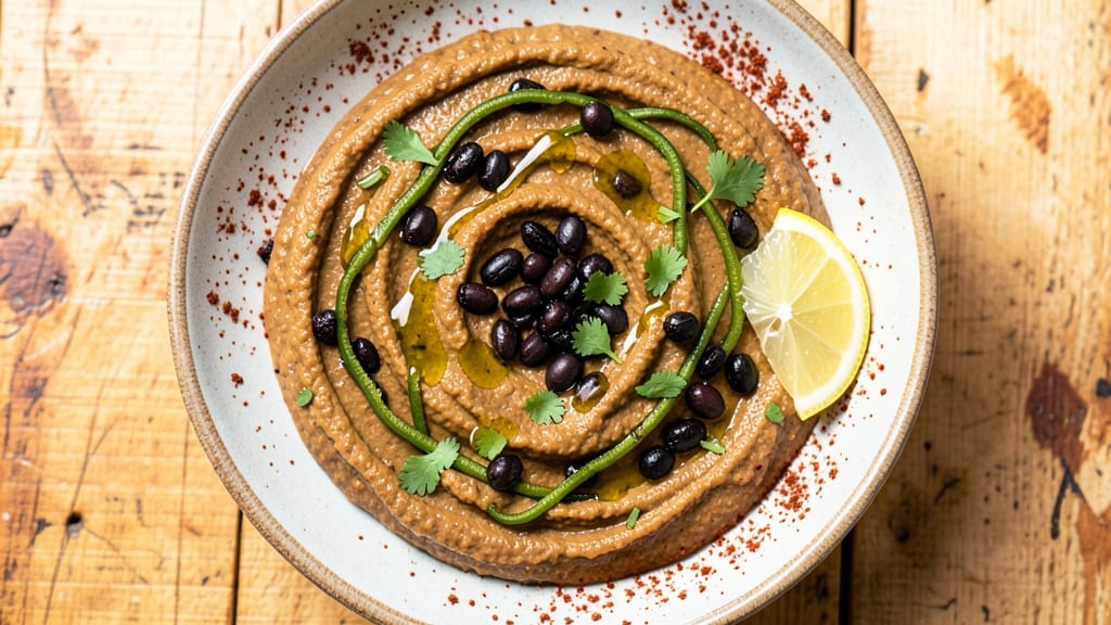 Black Bean Jalapeño Hummus Recipe: Smoky Spice Kick With Crunchy Top Magic