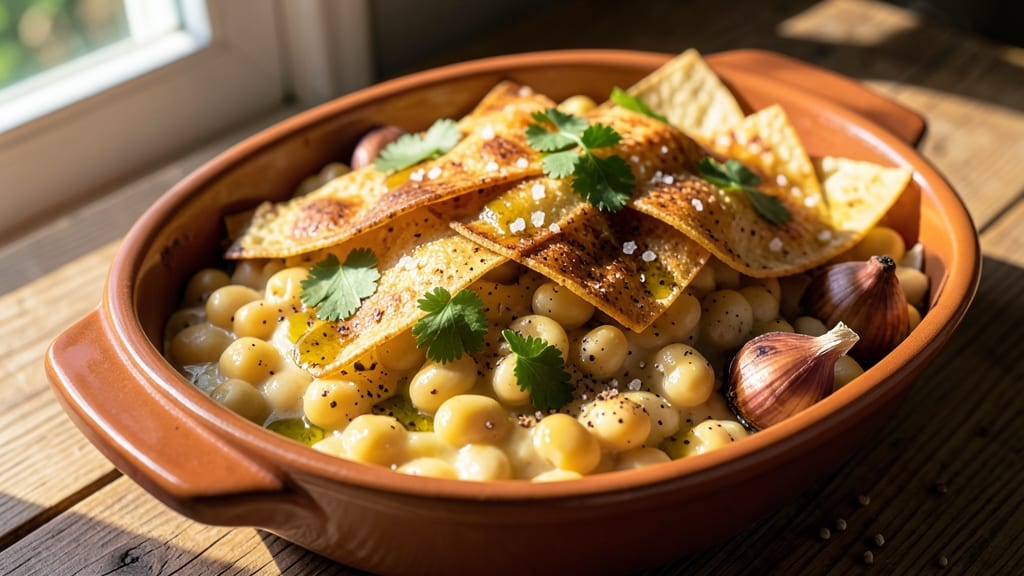 Best Lima Bean Recipe Ever: Smoky Garlic Roast with Crispy Tortilla Crowns