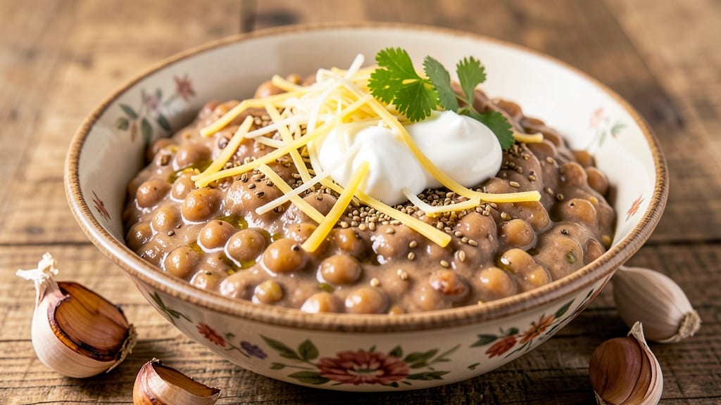 Boston Bean Dip Recipe: Smoky Cumin Crunch Over Velvety Cheese Rivers