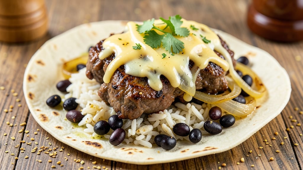 Beef Black Bean and Rice Burrito Recipe: One-Pan Layered Texture With Crispy Tortilla Edges