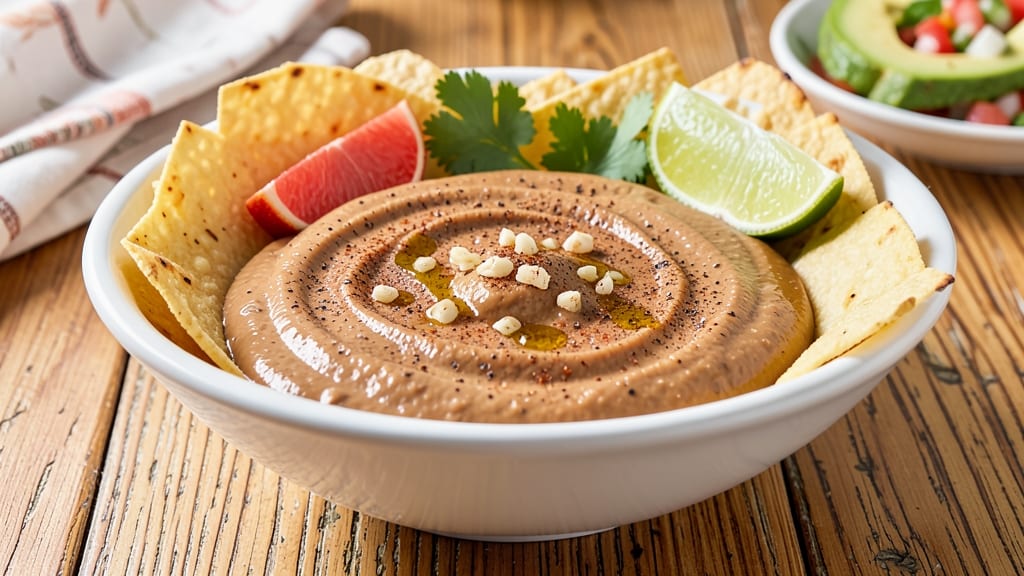 Best Bean Dip Recipe for Chips: Crispy Tortilla Crowns Over Creamy Cheese Streaks