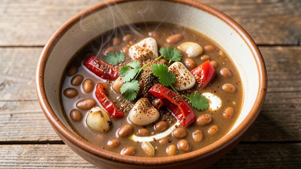 Bean Soup Recipe with Pinto Beans: Smoky Garlic and Cumin-Rich Depth