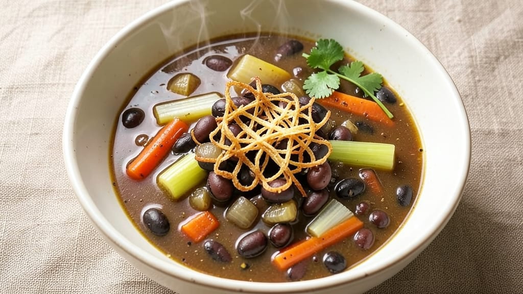 Black Bean Soup Recipe With Dried Black Beans: Deep, Earthy Flavor From Pantry Staples