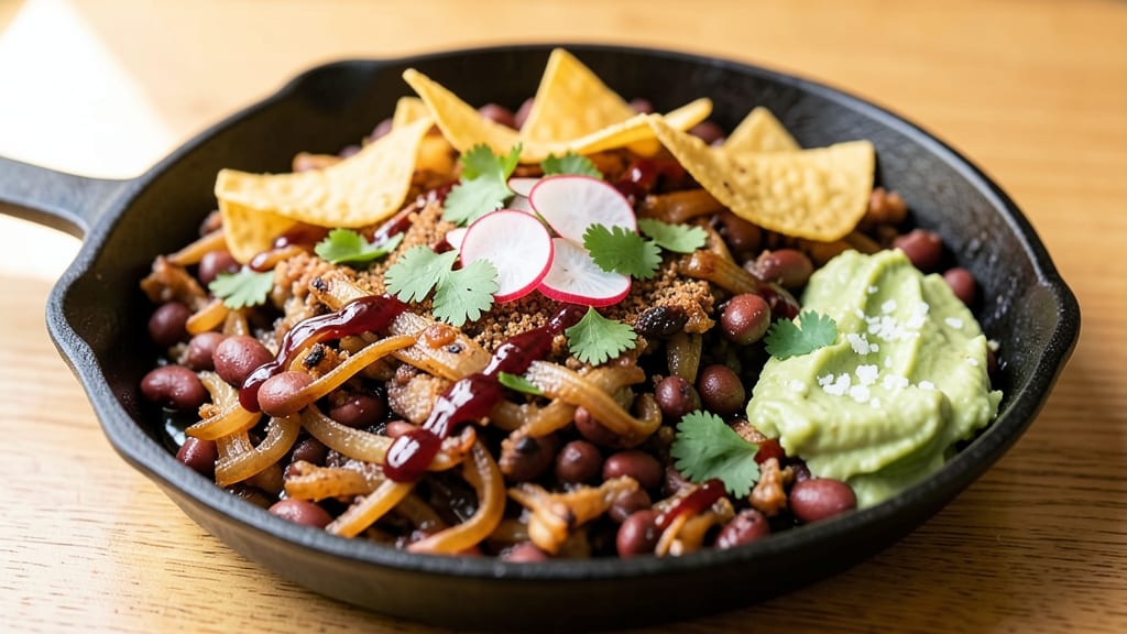 Black Bean Hash Recipe: Crispy Tortilla Top With Smoky Cumin Heat