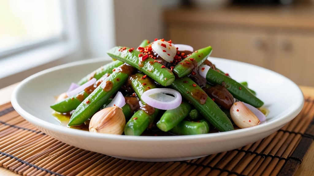 Asian Frozen Green Beans Recipe: Stir-Fried Crunch With Garlic Soy Zing