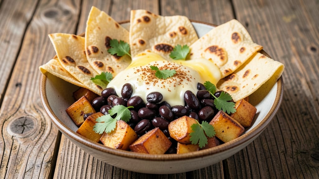 Bean Supreme Recipe: Crispy Tortilla Crowns Over Melty Cheese Rivers