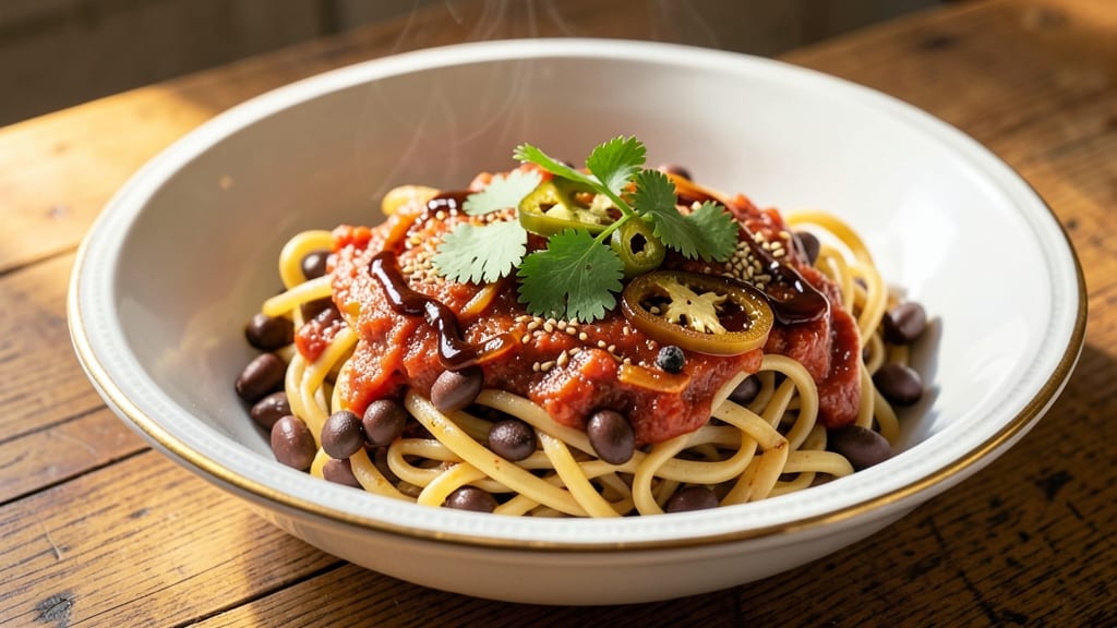 Black Bean Pasta Sauce Recipe: Smoky Cumin and Chipotle Swirls in One Pot