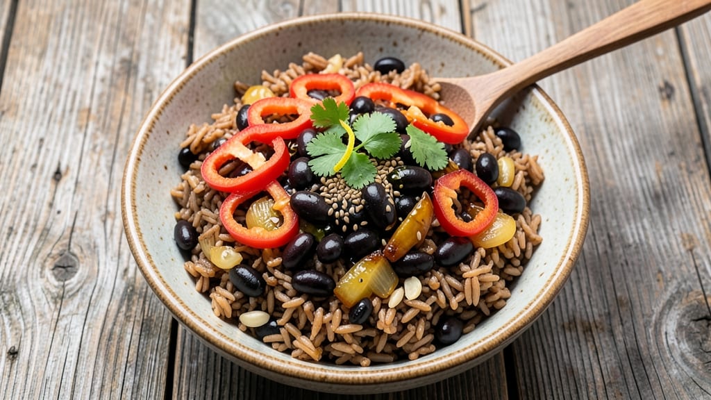 Brown Rice and Black Bean Bowl Recipe: One-Pot Protein-Packed Meal in 25 Minutes