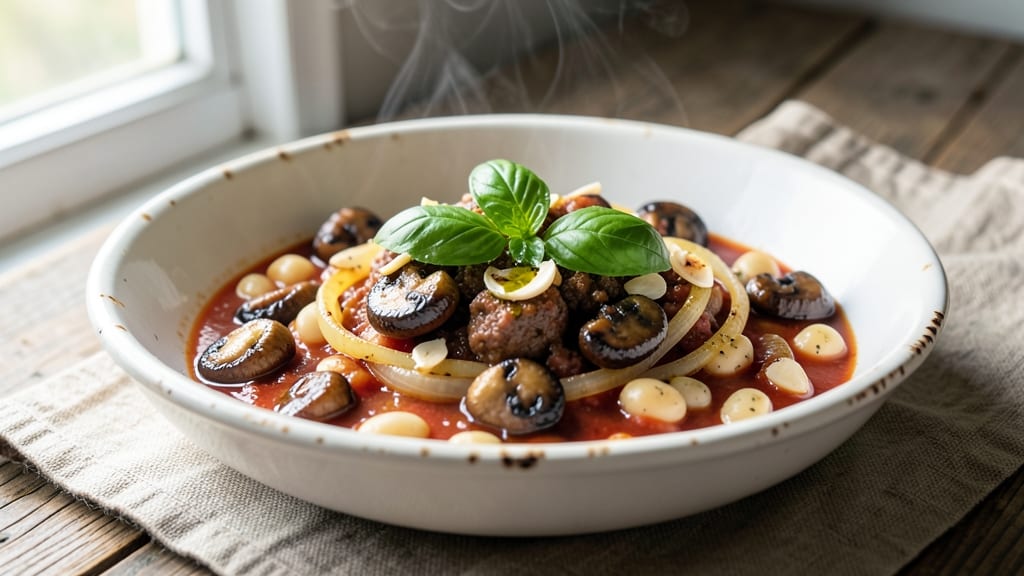 Bean Bolognese Recipe: Hearty Meatless Mushroom Depth