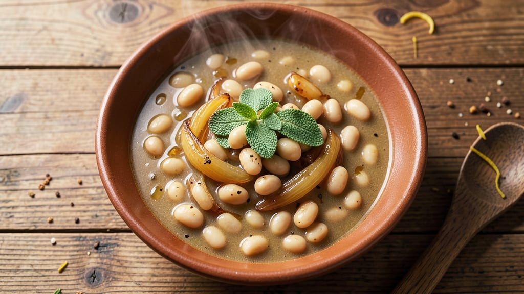 Alison Roman's White Bean Stew Recipe: Smoky Garlic Crust Over Velvety Bean Base