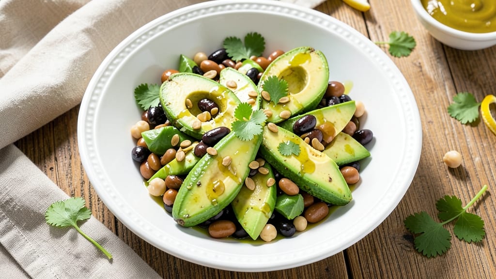 Avocado and Three Bean Salad Recipe: Creamy, Crunchy, Protein-Packed Bite