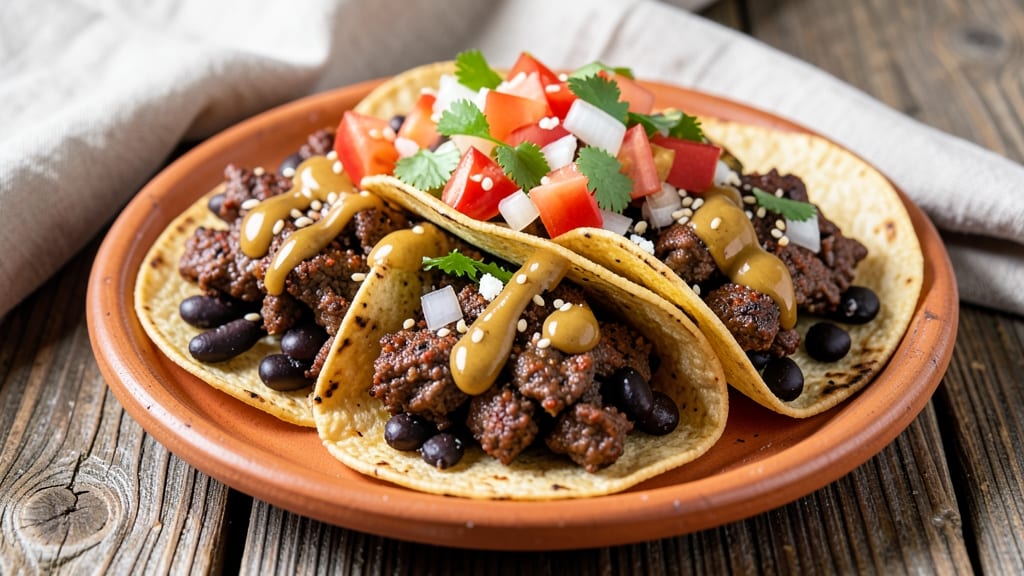 Beef and Bean Tacos Recipe: Smoky Spiced Crunch With Hearty Filling