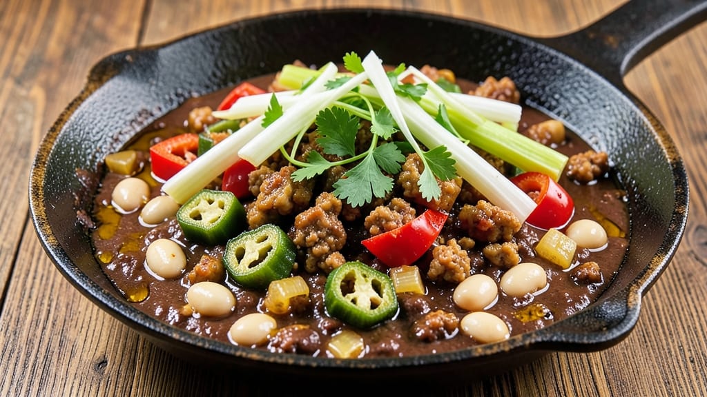 Bean Gumbo Recipe: Deep-Roasted Spices and Okra-Rich Tradition