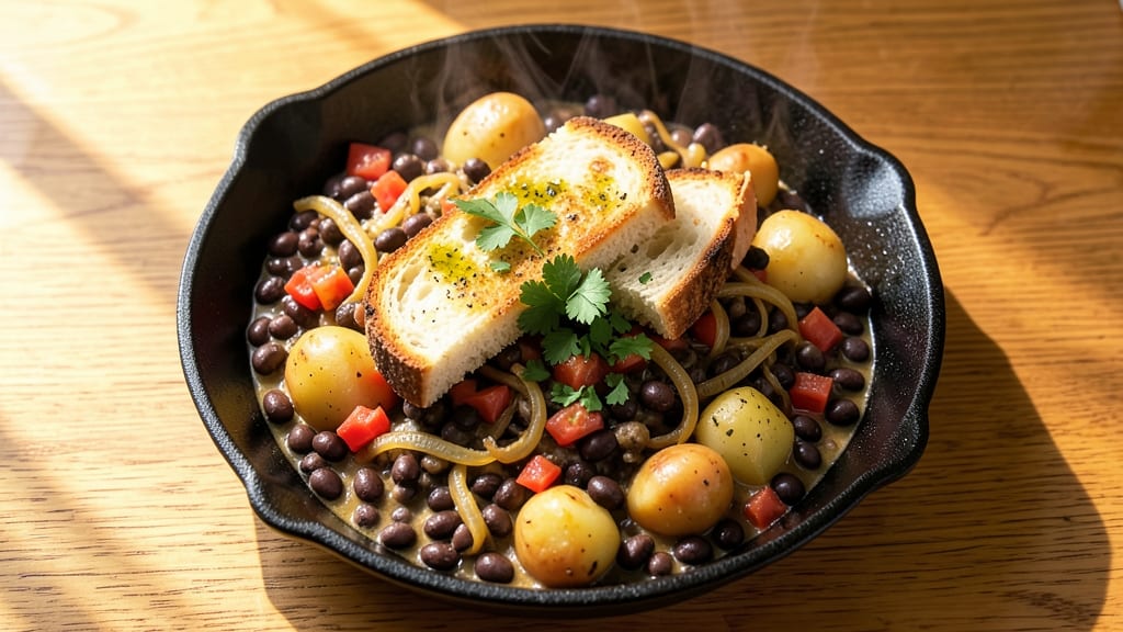 Black Bean Cassoulet Recipe: Smoky Paprika Crust Over Melty Bean Bliss