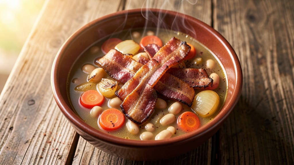 Bean and Bacon Soup Recipe With Canned Beans: Smoky Bacon Crunch Meets Hearty Bean Comfort