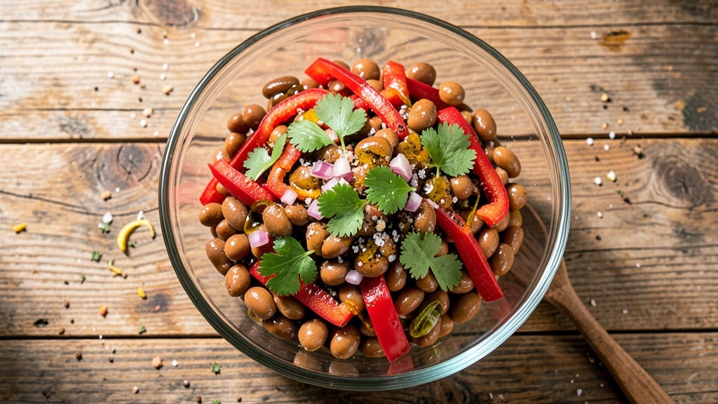 Brown Bean Salad Recipe: Smoky Cumin and Lime Dressed for Vibrant Bites