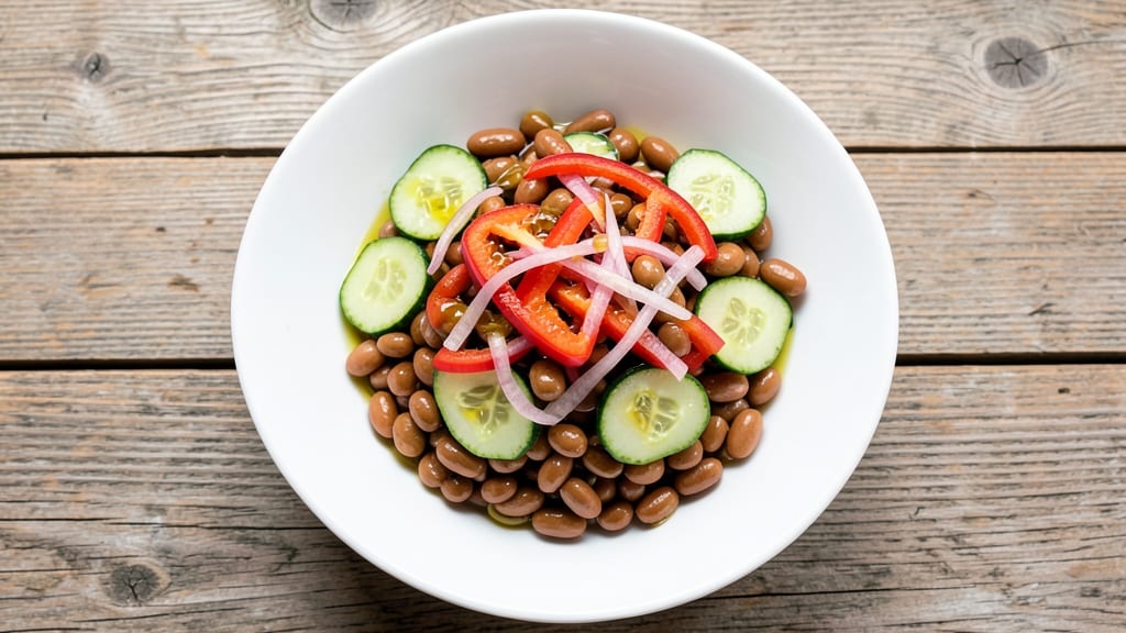 Bush's Best Kidney Bean Salad Recipe: Crunchy Cucumber and Citrus Brightness