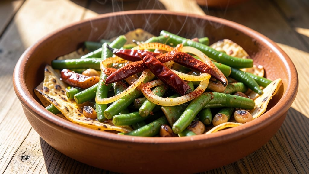Authentic Mexican Green Beans Recipe: Crispy Tortilla-Crusted With Lime Zest Zing