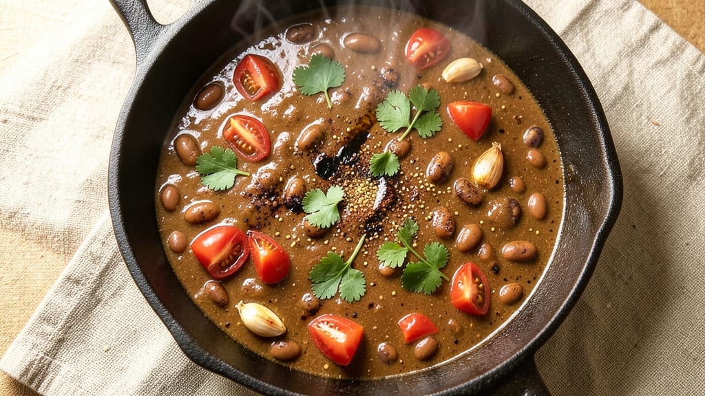 Brown Bean Chili Recipe: Deep-Spiced Simmer With Crispy Tortilla Top